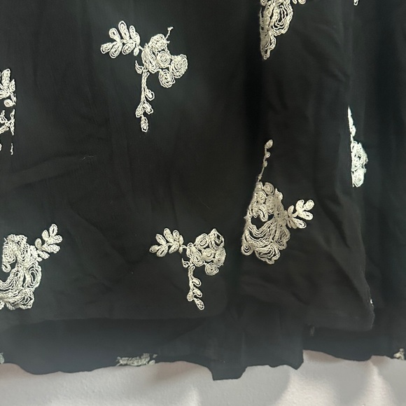 Free People Black and White Floral Mini Dress - Picture 8 of 11